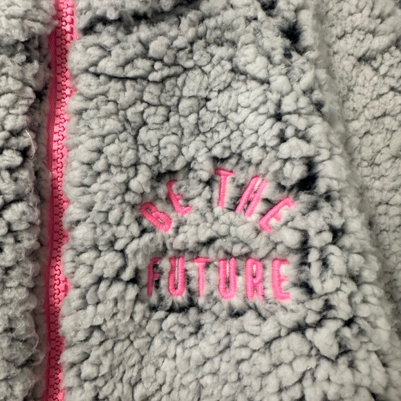 Justice Girls Reversible Sherpa Jacket - Picture 5 of 8
